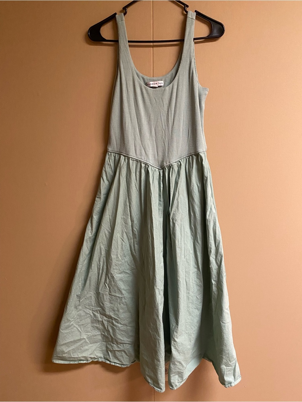 Sage Green Sleeveless Dress